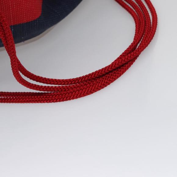 GUCCI Backpack Canvas Red Navy 473872 Auth BA150 - Picture 7 of 16